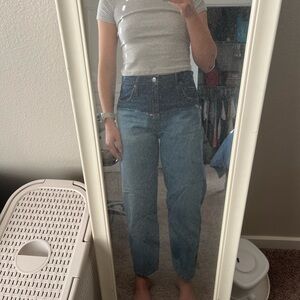 Frame Denim Two Tone Jeans